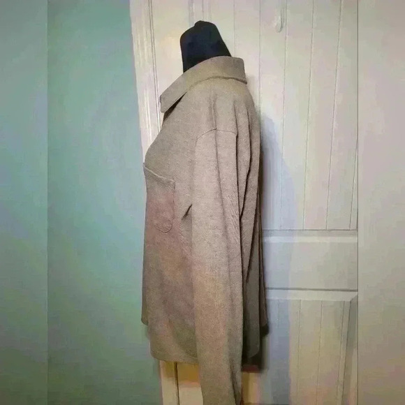 Goodfellow &Co green button up jacket size large - Picture 2 of 6